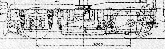 Zeichnung Drehgestell 1 Maschinenwagen 137 901a
