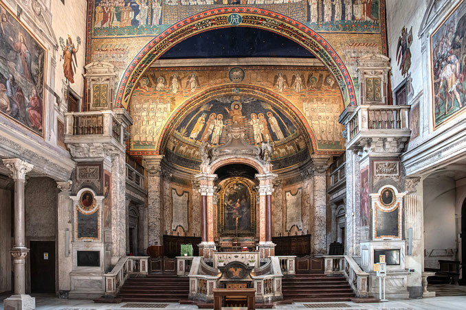 Basilique SAinte Praxède, Rome, Italie