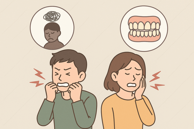 歯ぎしり・食いしばりの原因とは?