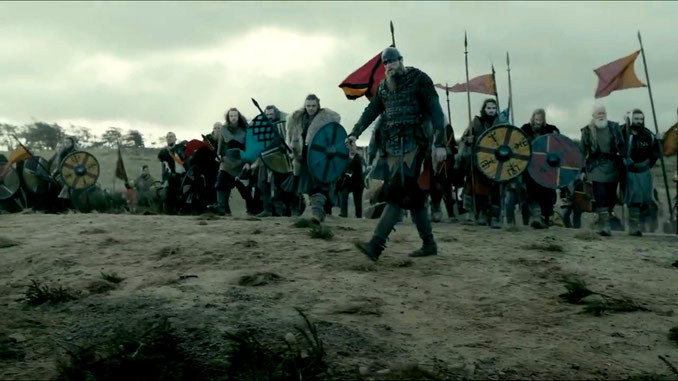 The Great Heathen Army from the History Channel TV series, 'Vikings'