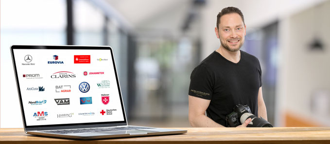 Fotograf Lübeck. Übersicht der Referenzen unserer Firmenkunden als Werbefotograf und Businessfotograf. Viele zufriedene Firmenkunden mit Mitarbeiterporträts und Unternehmensfotografie.