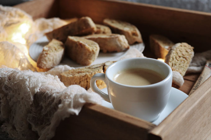 Espresso und Cantuccini