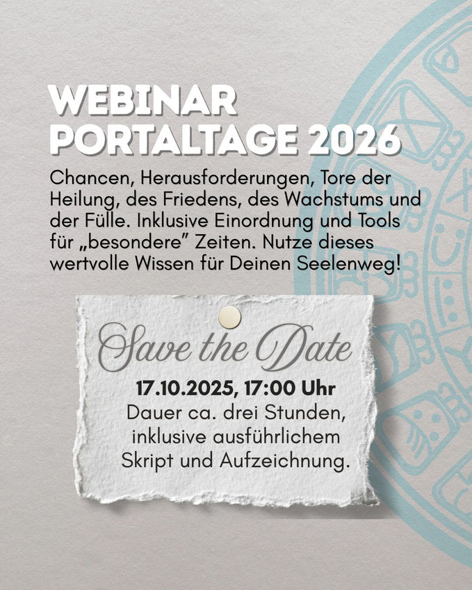 Webinar alle Portaltage 2026