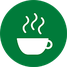 Piktogramm einer Tasse Kaffee