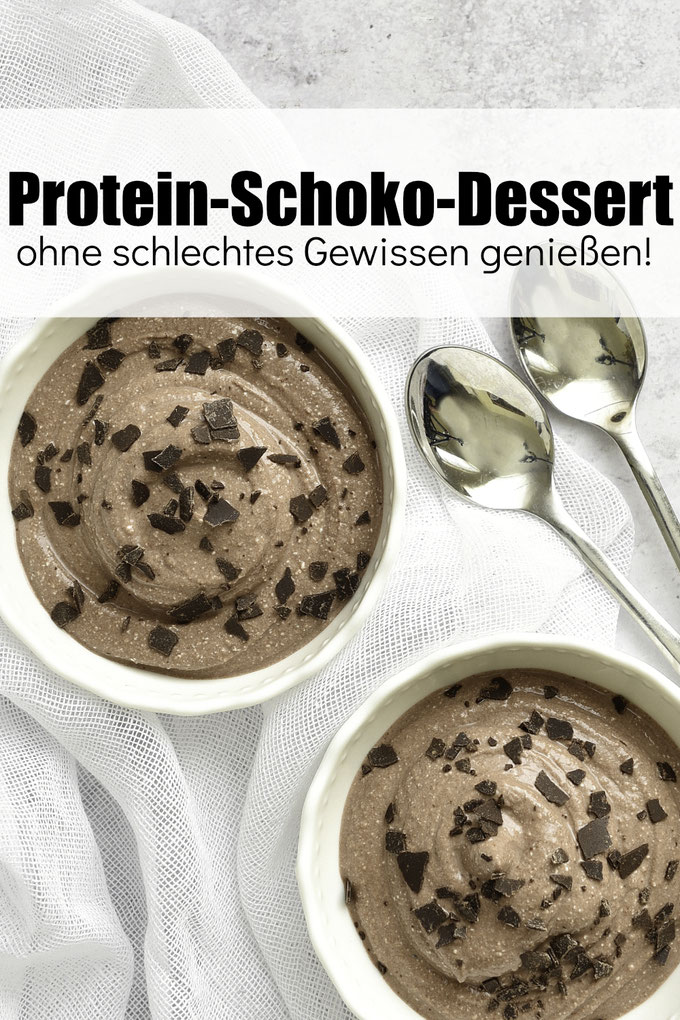 Ein leckeres Dessert ohne schlechtes Gewissen mit wenig Kalorien und viel Protein ohne Proteinpulver! 
