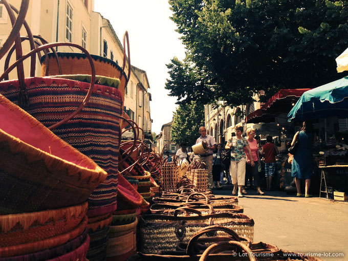 Marché de Cahors © Lot Tourisme A. Druine