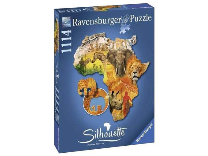 Bei der Bestellung im Onlineshop der-Wegweiser erhalten Sie das Ravensburger Paket 16157 "Silhouette Afrika", 1114tlg.