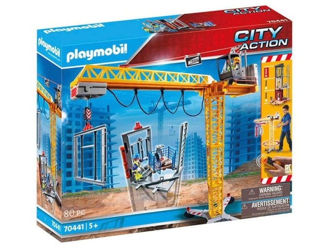 Bei der Bestellung im Onlineshop der-Wegweiser erhalten Sie das Playmobil Paket 70441 "RC-Baukran mit Bauteil".