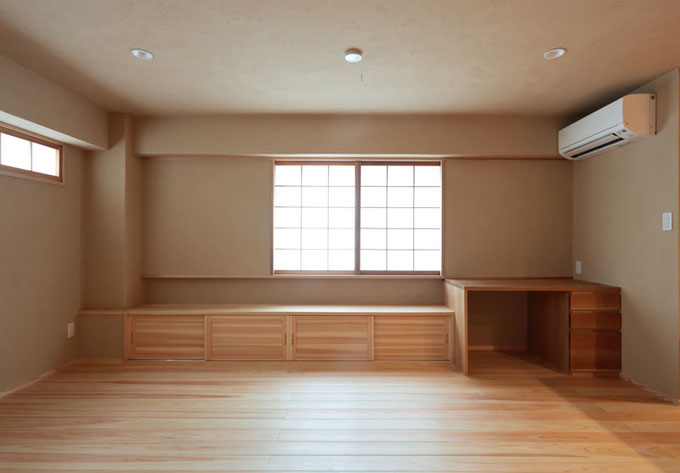 戸袋のある引き込み障子で部屋全体をすっきりと見せることができます