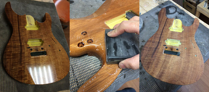 ウレタン塗装の魅力 - 静岡のY.O.S.ギター工房 オーダーメイド・リペア