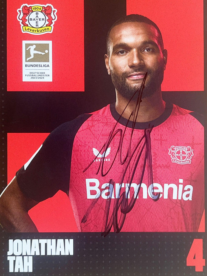 Autograph Jonathan Tah Autogramm