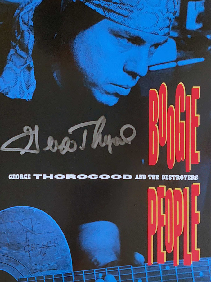 Autograph George Thorogood Autogramm