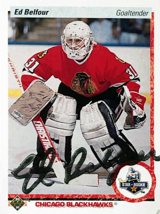 Autograph Ed Belfour Autogramm