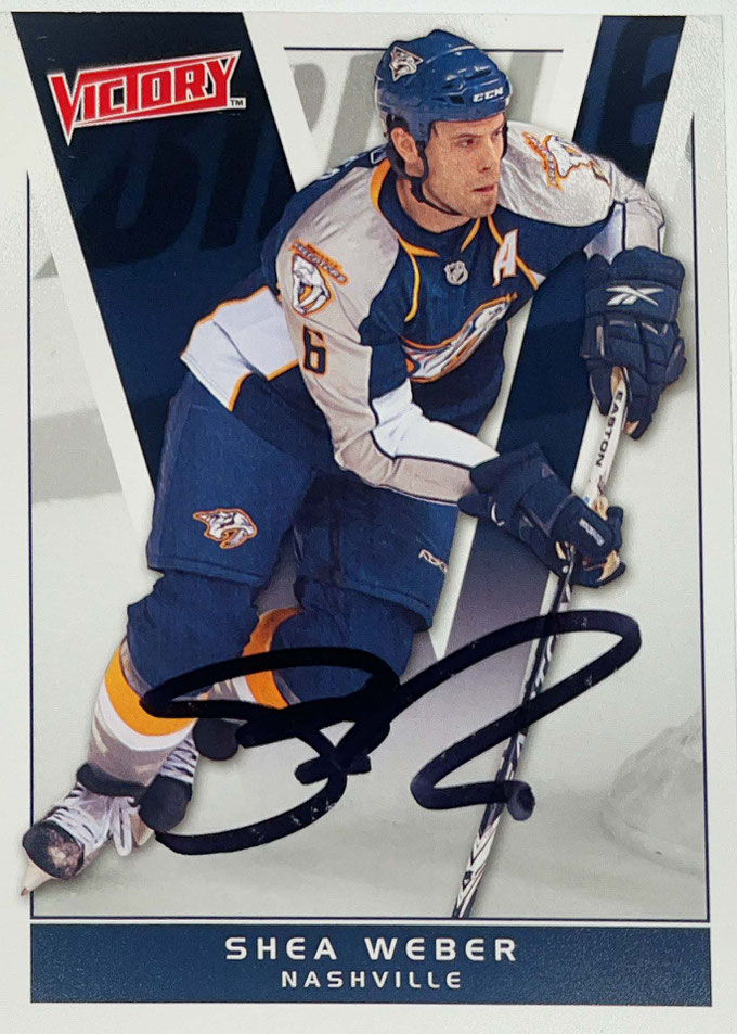 Autograph Shea Weber Autogramm