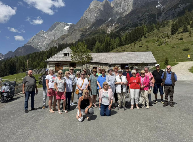Gruppenfoto am Hochkönig