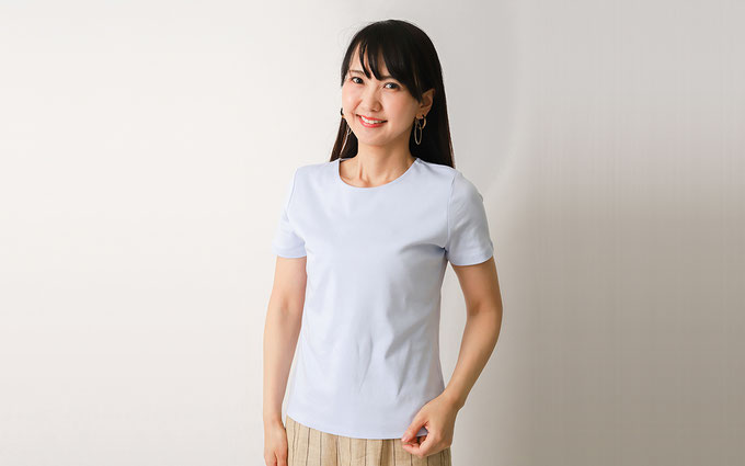 ドゥクラッセTシャツ F:『クルーネック半袖』の通勤スタイル Tシャツ