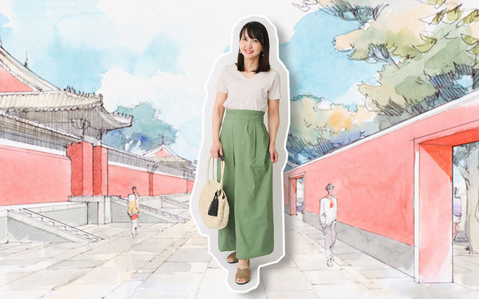 デザイン、カラバリ豊富なドゥクラッセTシャツで 2019夏コーデとお出かけ計画! 旅先へ持って行きたい『深Vネック半袖』