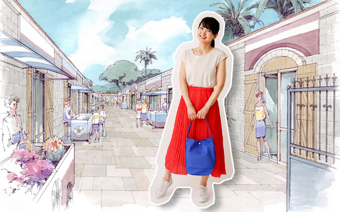 デザイン、カラバリ豊富なドゥクラッセTシャツで 2019夏コーデとお出かけ計画! 『深ジュエルフレンチ袖』マルシェへ