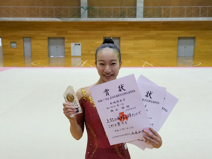 個人総合優勝した瀬谷雅姫選手