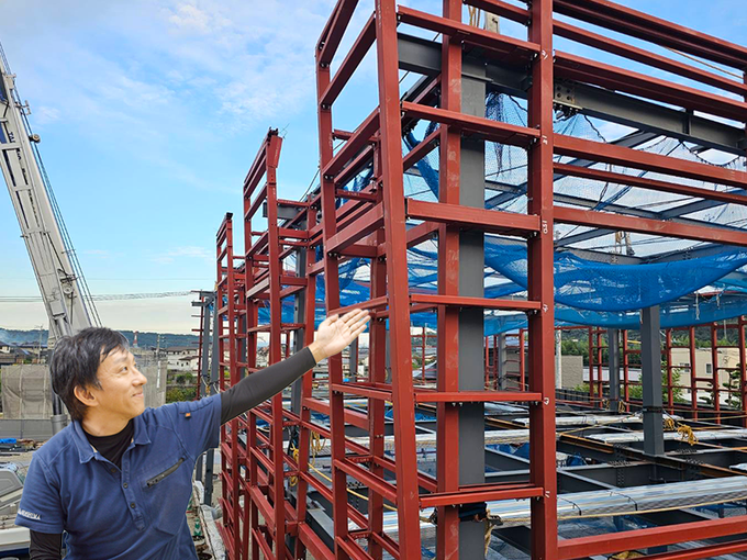工場の鉄骨製作について