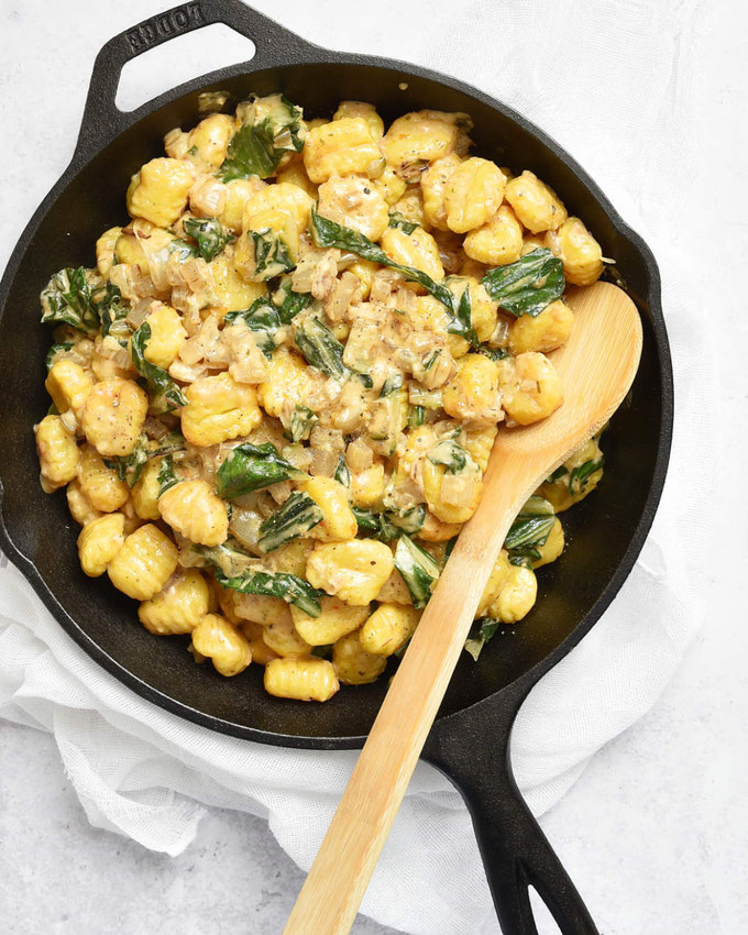 Gnocchi Pfanne mit Mangold