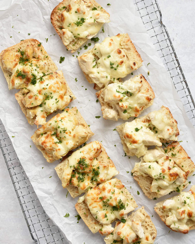 Chicken Alfredo Baguette - Teenager Liebling - Rezept