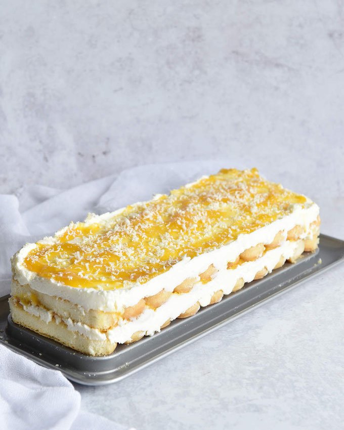 Lemon Curd Kühlschranktorte