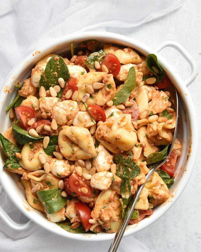 Friss dich dumm Tortellini Salat