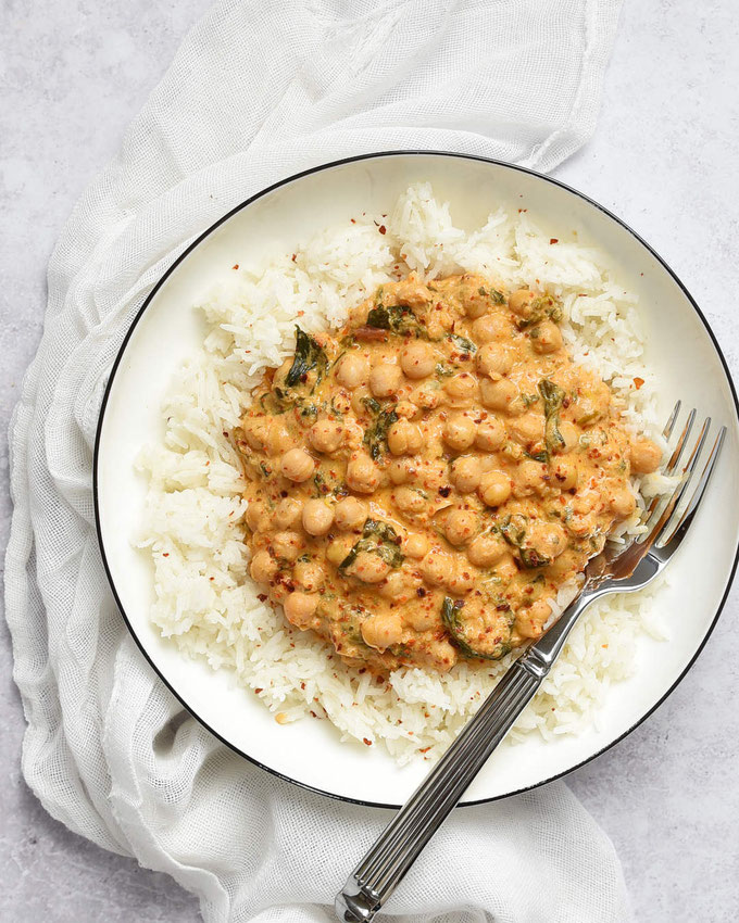 Kichererbsen Joghurt Curry Rezept 