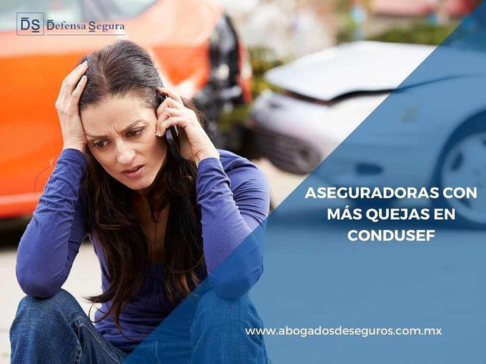 aseguradoras con más quejas en condusef - abogados de seguros