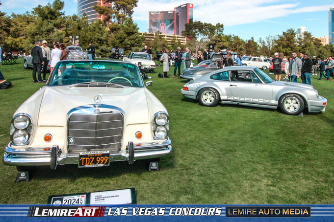 Les voitures européennes au Las Vegas Concours 2024
