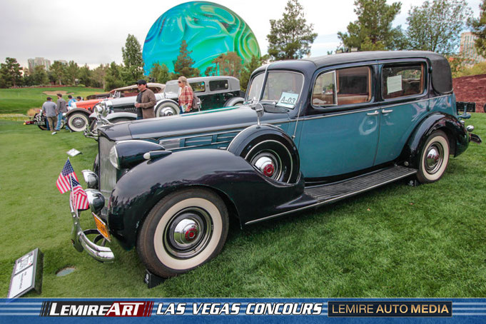1938 Packard Twelve @ 2024 Las Vegas Concours