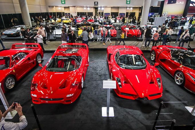 Collection Supercars Ferrari Luc Poirier - Salon International de l'auto de Montréal 2024