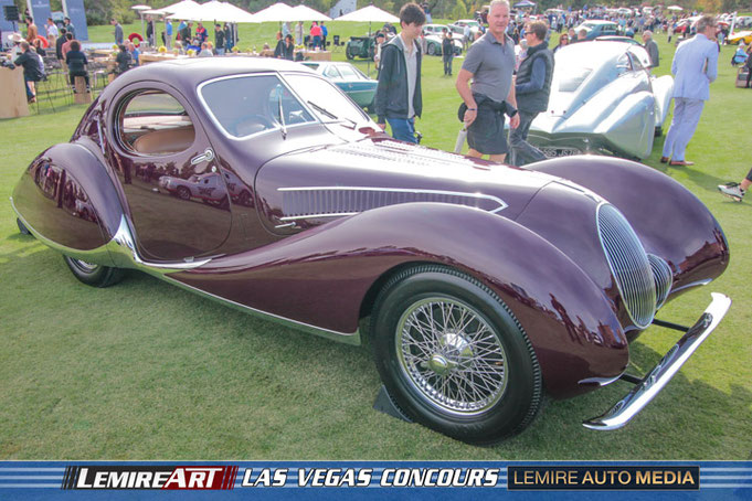 Talbot-Lago T-150S Tear Drop 1937 @ Las Vegas Concours 2024
