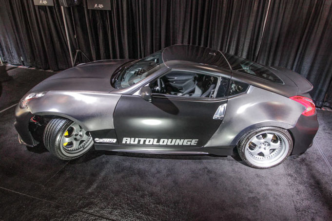 Une Nissan 370Z 2009 de la Zone Performance du Salon de l'Auto de Montréal 2025