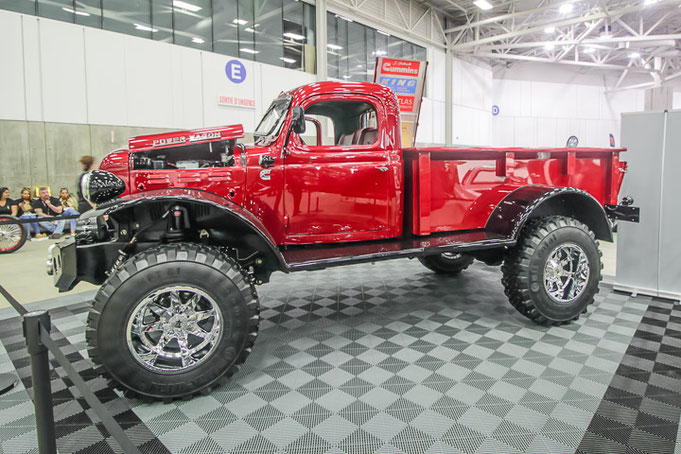 1946 Dodge Power Wagon, engine Cummins 5.9L, 2024 Salon de l'Auto Sport de Québec