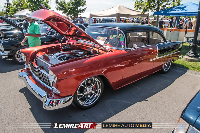 Chevrolet 210 1955 - Top 15 des plus belles voitures Syracuse Nationals 2024 par Lemire Auto Media