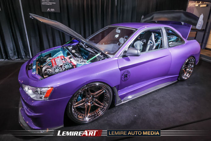 A 1993 Dodge Colt of the 2025 Montreal auto Show Zone Performance 