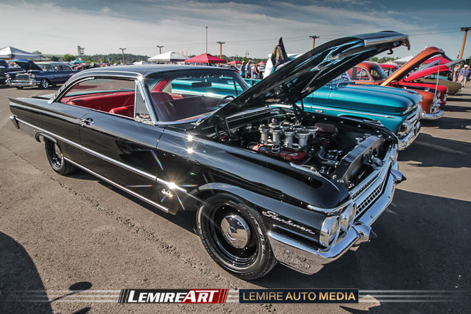 Ford Galaxie Streamliner 1961 - Top 15 des plus belles voitures Syracuse Nationals 2024 par Lemire Auto Media