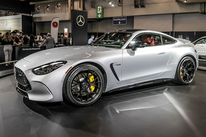 The 2025 Mercedes AMG GT63 Coupé at the Montreal Auto Show 2025