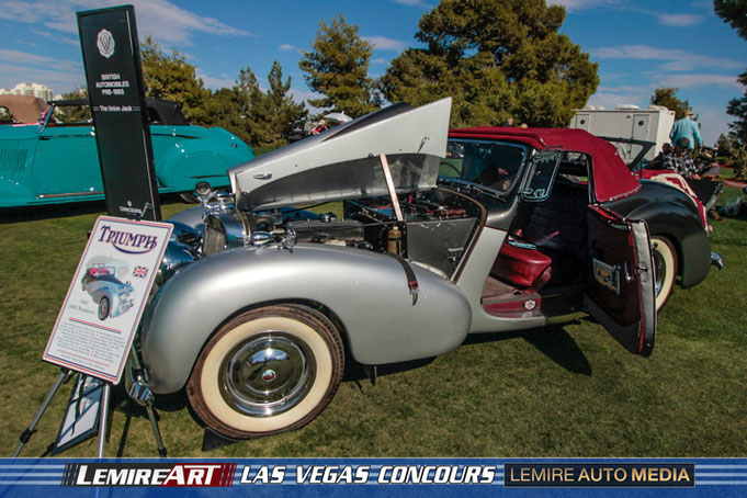 Triumph 1947 au Las Vegas Concours 2024