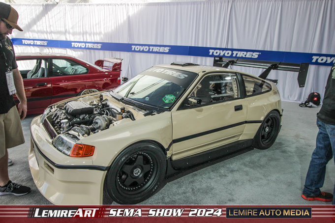Honda CR-X 1989 par Gooichi Motors @ Toyo Tires Treadpass