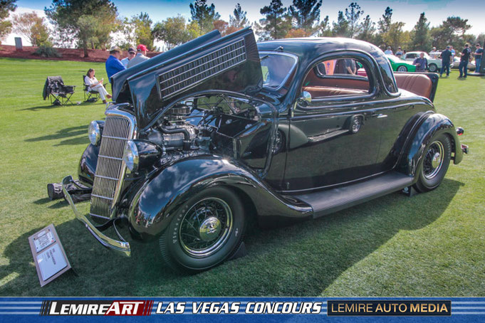 Ford 3-Window Custom Coupe 1935 @ Las Vegas Concours 2024