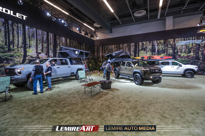 Des camions tout-terrains accessorisés au salon de l'auto de Montréal 2025