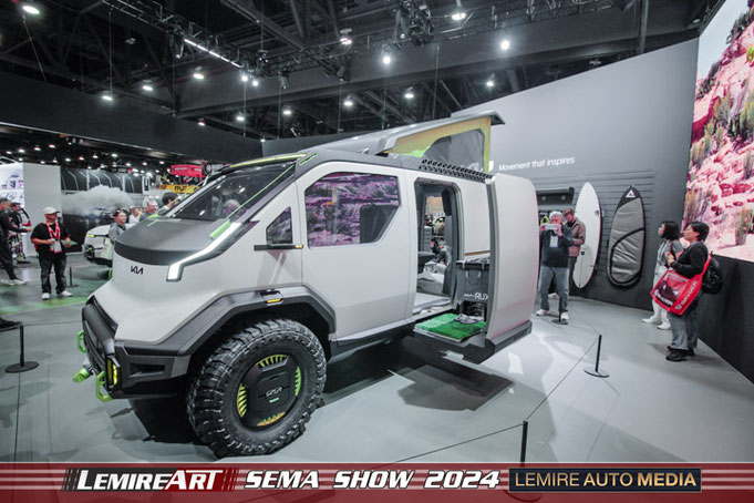 Le KIA PV5 WKNDR EV VAN Concept au SEMA 2024