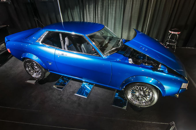 Une Toyota Celica GT 1967 de la Zone Performance du Salon de l'Auto de Montréal 2025