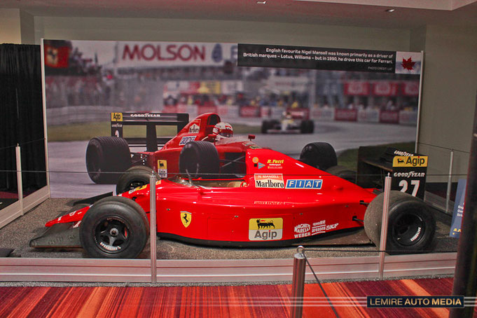 CIAS 2017: 50 YEARS OF FORMULA 1 IN CANADA - FERRARI - NIGEL MANSELL
