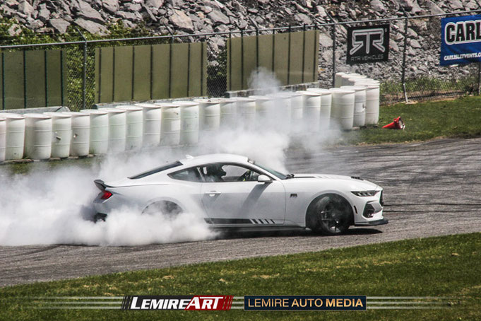 RTR Mustang Spec 2 in action at 2024 Carlisle Ford Nationals