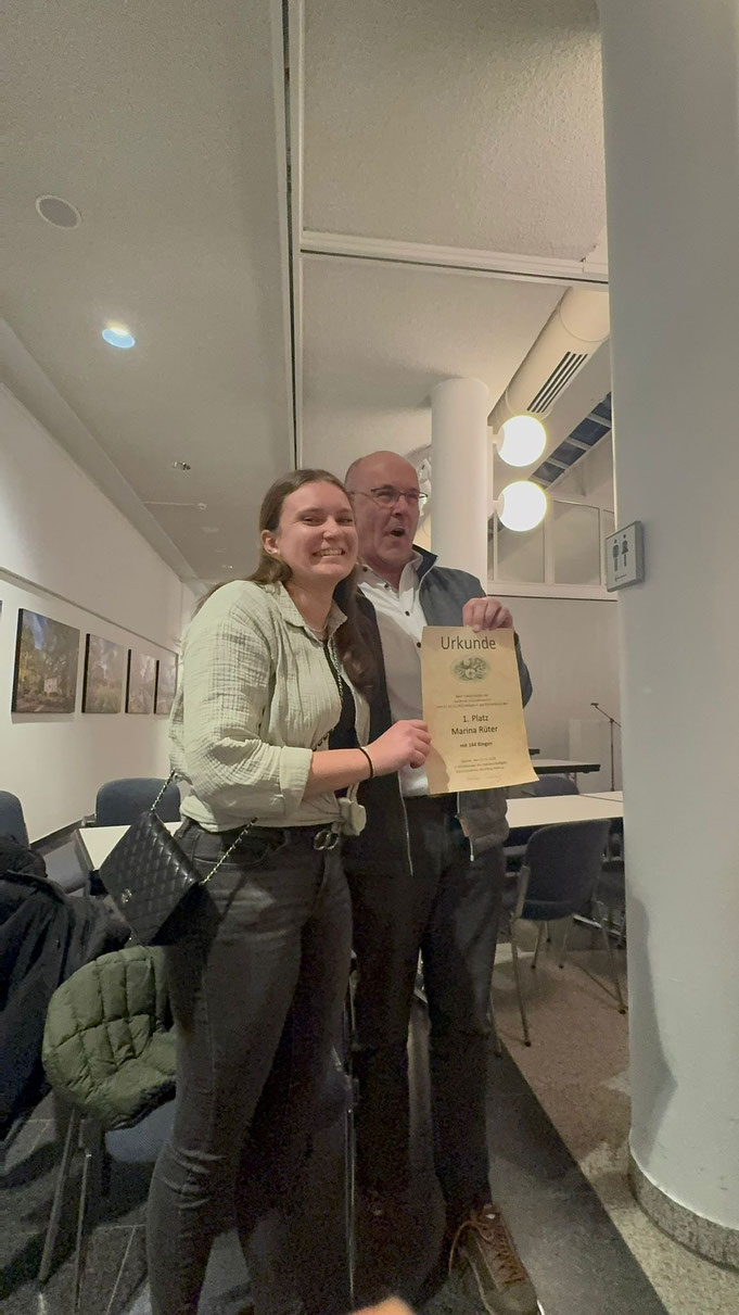 1. Platz bei den Damen für Marina Rüter aus Schölling-Holtrup