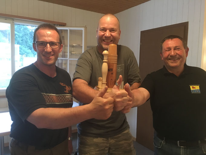 Von links: Peter Kammermann, Pit Bühler, Tony Wiederkehr.